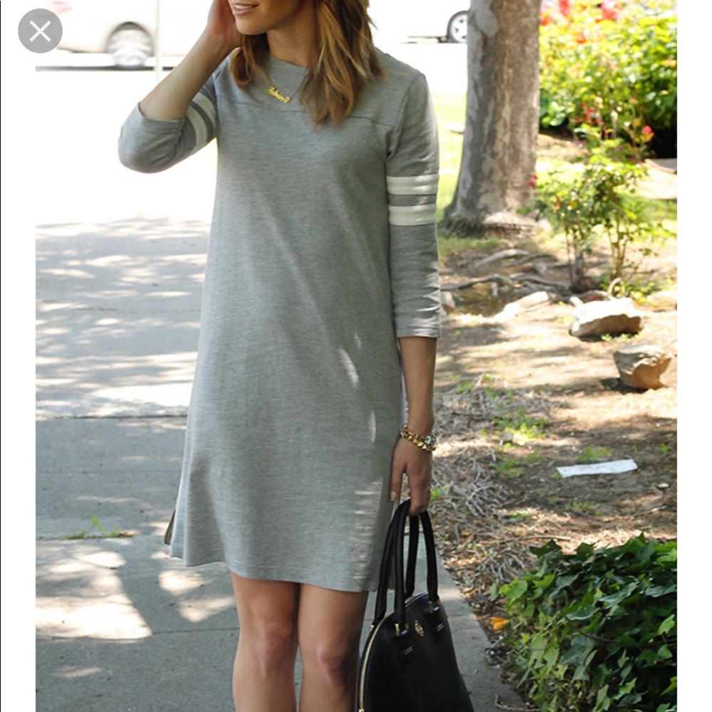 J. Crew varsity dress. Size XS heather grey